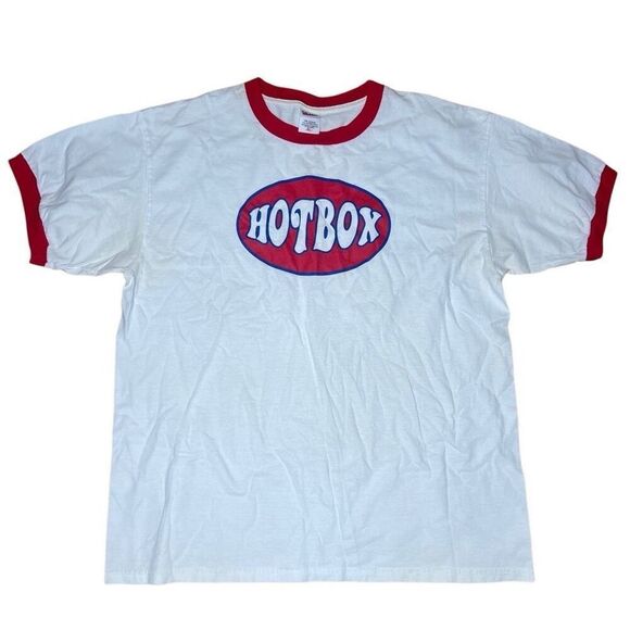 Y2K Hotbox 420 Ringer Shirt XL - Picture 1 of 5